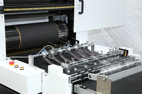 Die-cutting and waste stripping unit